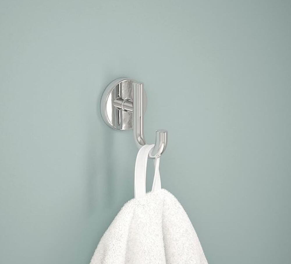 Delta Single Towel Hook for Bathroom or Kitchen Stainless Steel- Polished Chrome